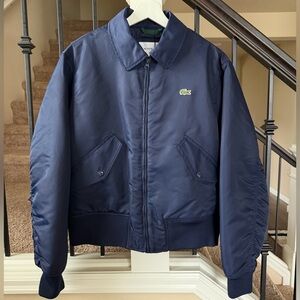 Lacoste unisex Bomber Jacket with Signature Croc GN8303
